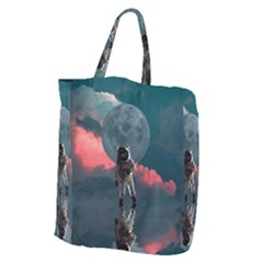 Astronaut-moon-space-nasa-planet Giant Grocery Tote by Cowasu