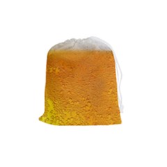 Beer Bubbles Pattern Drawstring Pouch (medium) by Cowasu