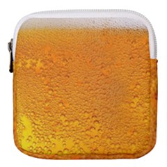 Beer Bubbles Pattern Mini Square Pouch by Cowasu