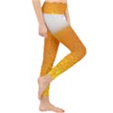 Beer Bubbles Pattern Lightweight Velour Classic Yoga Leggings View4