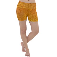 Beer Bubbles Pattern Lightweight Velour Yoga Shorts