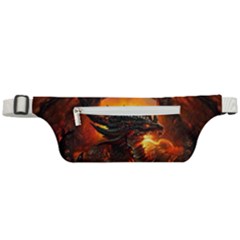 Dragon Fire Fantasy Art Active Waist Bag by Cowasu