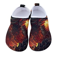 Dragon Fire Fantasy Art Men s Sock-style Water Shoes