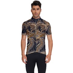 Fantasy Dragon Pentagram Men s Short Sleeve Cycling Jersey by Cowasu