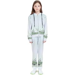 Abstract-background-children Kids  Tracksuit by Cowasu