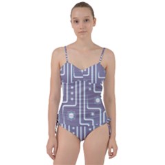 Pattern-non-seamless-background Sweetheart Tankini Set by Cowasu