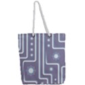 Pattern-non-seamless-background Full Print Rope Handle Tote (Large) View2