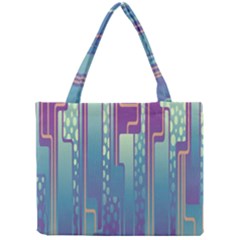 Non-seamless-pattern-background Mini Tote Bag by Cowasu