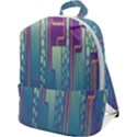 Non-seamless-pattern-background Zip Up Backpack View1