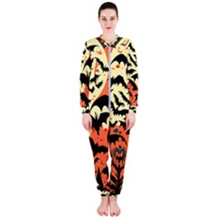 Bat Pattern Onepiece Jumpsuit (ladies)