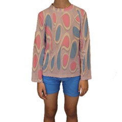 Background-abstract-non-seamless Kids  Long Sleeve Swimwear by Cowasu