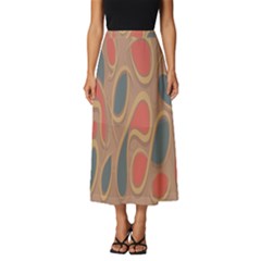 Background-abstract-non-seamless Classic Midi Chiffon Skirt by Cowasu