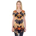 Bat pattern Short Sleeve Tunic  View1