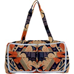 Bat Pattern Multi Function Bag by Valentinaart