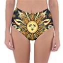 Boho sun Reversible High-Waist Bikini Bottoms View1