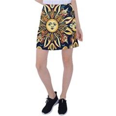 Boho Sun Tennis Skirt by Valentinaart