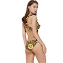 Boho sun Low Cut Ruffle Edge Bikini Set View3