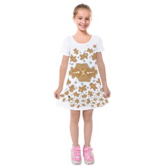 Kue Jahe Sukabumi Kids  Short Sleeve Velvet Dress