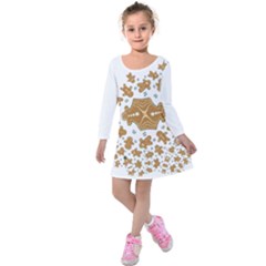 Kue Jahe Sukabumi Kids  Long Sleeve Velvet Dress