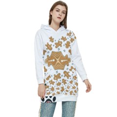 Kue Jahe Sukabumi Women s Long Oversized Pullover Hoodie