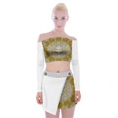 Surabi Durian Sukabumi Off Shoulder Top with Mini Skirt Set