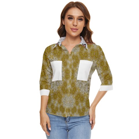 Surabi Durian Sukabumi Women s Quarter Sleeve Pocket Shirt by imanmulyana