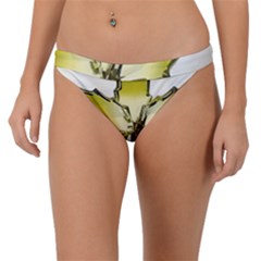 Life Is Beautiful And Green Band Bikini Bottoms