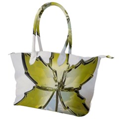 Life Is Beautiful And Green Canvas Shoulder Bag by Humidesigner786