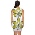 Life is beautiful and green Draped Bodycon Dress View4