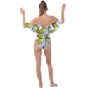 Life is beautiful and green Drape Piece Swimsuit View2