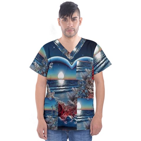 Images (26) Men s V-neck Scrub Top by Humidesigner786