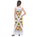 Pizza-slice-food-italian Sleeveless Velour Maxi Dress View2