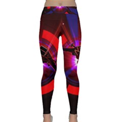 Science-fiction-cover-adventure Classic Yoga Leggings by Cowasu