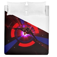 Science-fiction-cover-adventure Duvet Cover (queen Size) by Cowasu