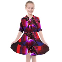 Science-fiction-cover-adventure Kids  All Frills Chiffon Dress by Cowasu