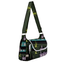 Narrow-boats-scene-pattern Multipack Bag by Cowasu