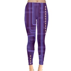 Background-non-seamless-pattern Everyday Leggings  by Cowasu