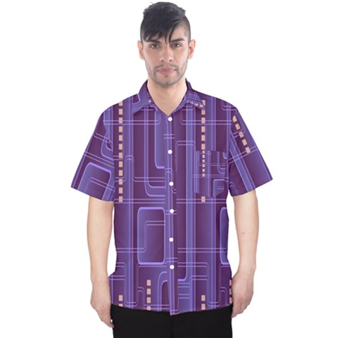 Background-non-seamless-pattern Men s Hawaii Shirt by Cowasu