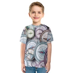 Compass-direction-north-south-east Kids  Sport Mesh T-shirt