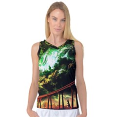 Science-fiction-forward-futuristic Women s Basketball Tank Top by Cowasu