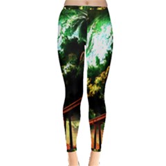 Science-fiction-forward-futuristic Inside Out Leggings by Cowasu