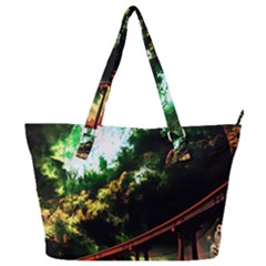 Science-fiction-forward-futuristic Full Print Shoulder Bag by Cowasu