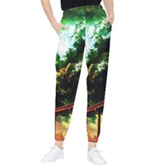 Science-fiction-forward-futuristic Women s Tapered Pants by Cowasu