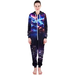 Science-fiction-sci-fi-forward Hooded Jumpsuit (ladies)