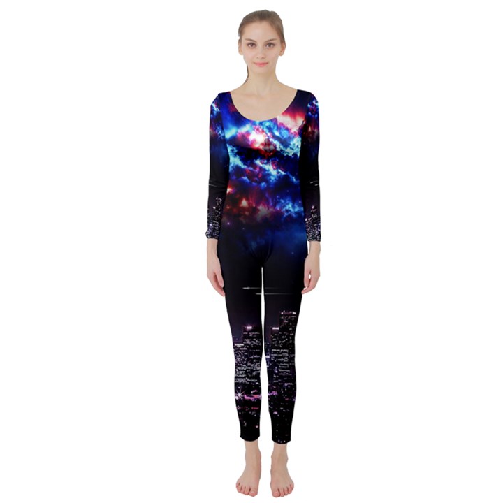 Science-fiction-sci-fi-forward Long Sleeve Catsuit