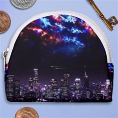 Science-fiction-sci-fi-forward Horseshoe Style Canvas Pouch by Cowasu