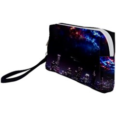 Science-fiction-sci-fi-forward Wristlet Pouch Bag (small) by Cowasu