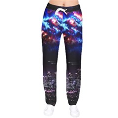 Science-fiction-sci-fi-forward Women Velvet Drawstring Pants