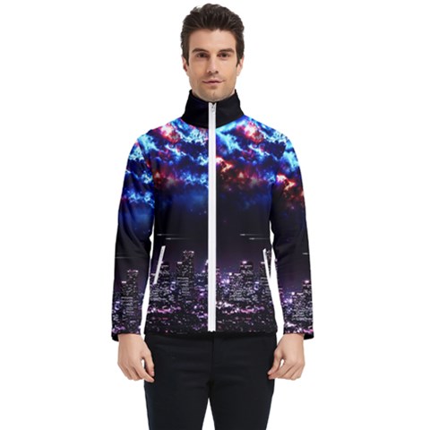 Science-fiction-sci-fi-forward Men s Bomber Jacket by Cowasu