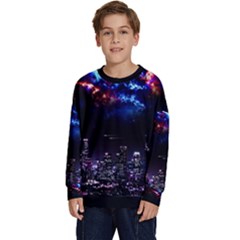 Science-fiction-sci-fi-forward Kids  Crewneck Sweatshirt